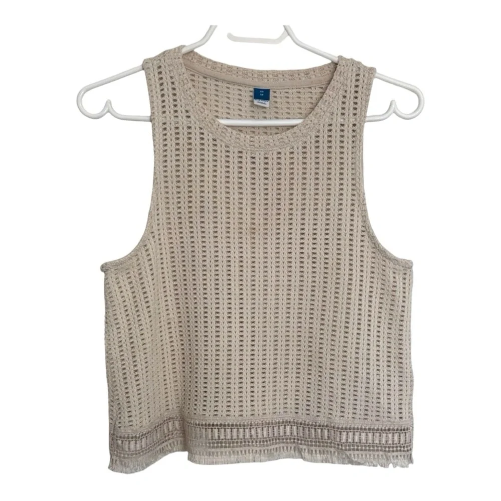 Old Navy Crochet Tank Top Size XS - Picture 3 of 7